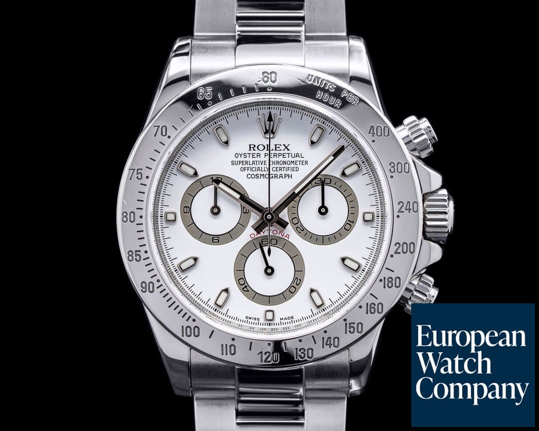 Image of Rolex Daytona 116520 White Dial SS FULL SET