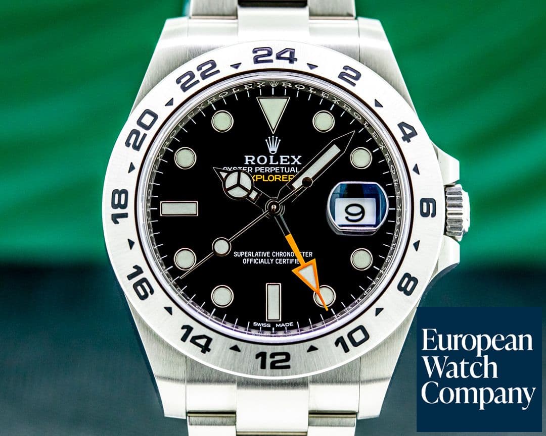 Image of Rolex Explorer II Black Dial SS 2021