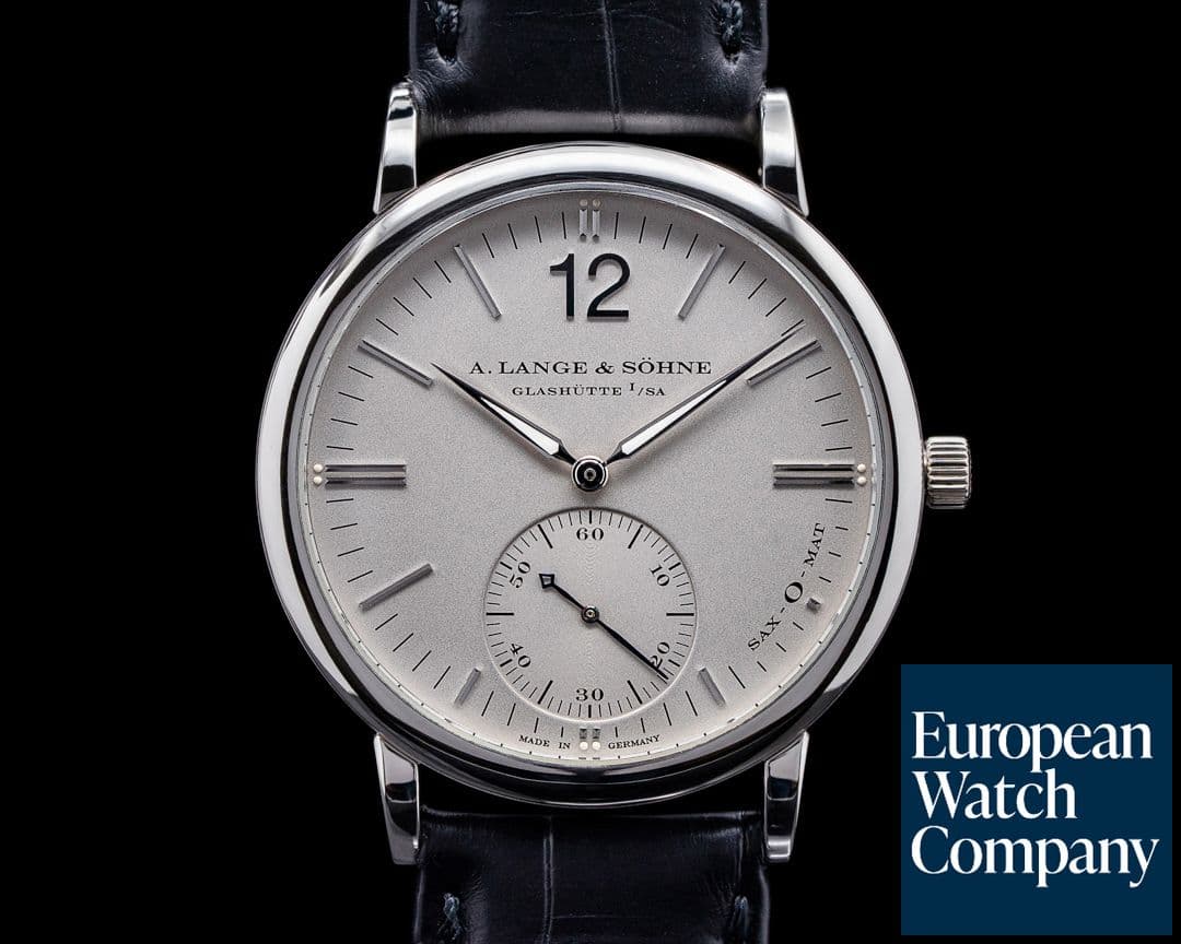 Image of A. Lange and Sohne Langematik 301.025 Sax-O-Mat Platinum 37MM
