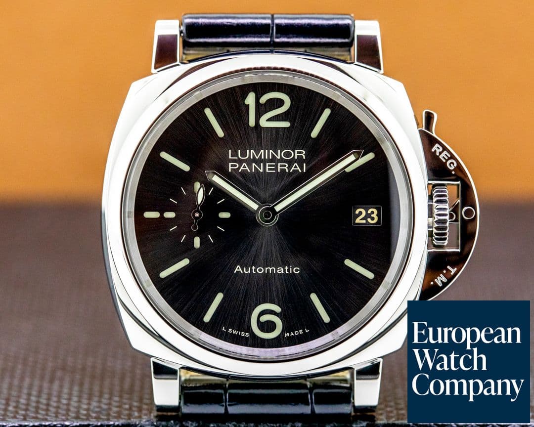 Image of Panerai Luminor Due Automatic Acciaio Grey Dial 38mm