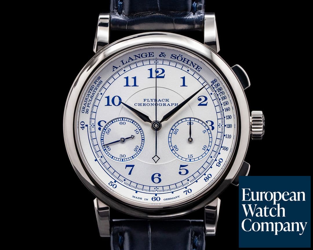 Image of A. Lange and Sohne 1815 Chronograph 414.026 18K White Gold BOUTIQUE EDITION 