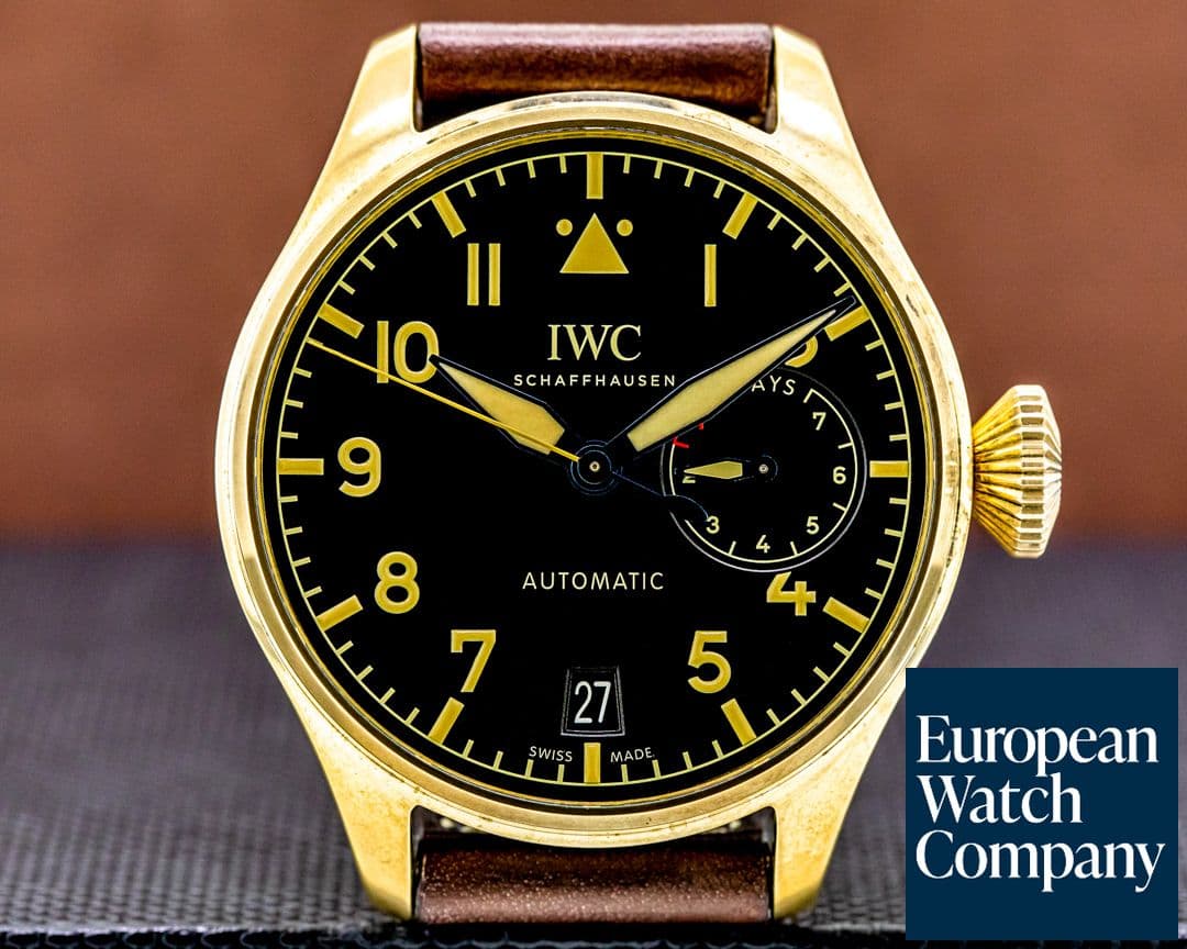 Image of IWC Big Pilot BRONZE Black Dial 