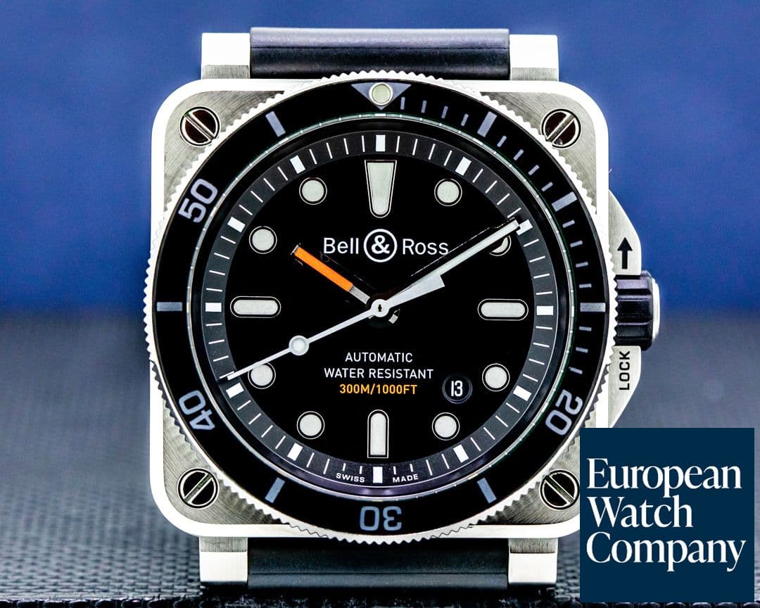 Image of Bell & Ross BR 03-92 Diver Black Dial Automatic 42mm Stainless