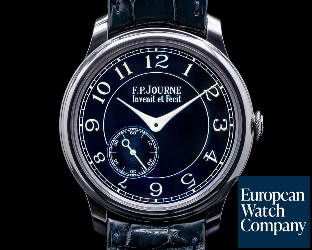 Image of F. P. Journe Chronometre Bleu Tantalum Blue Dial 2015