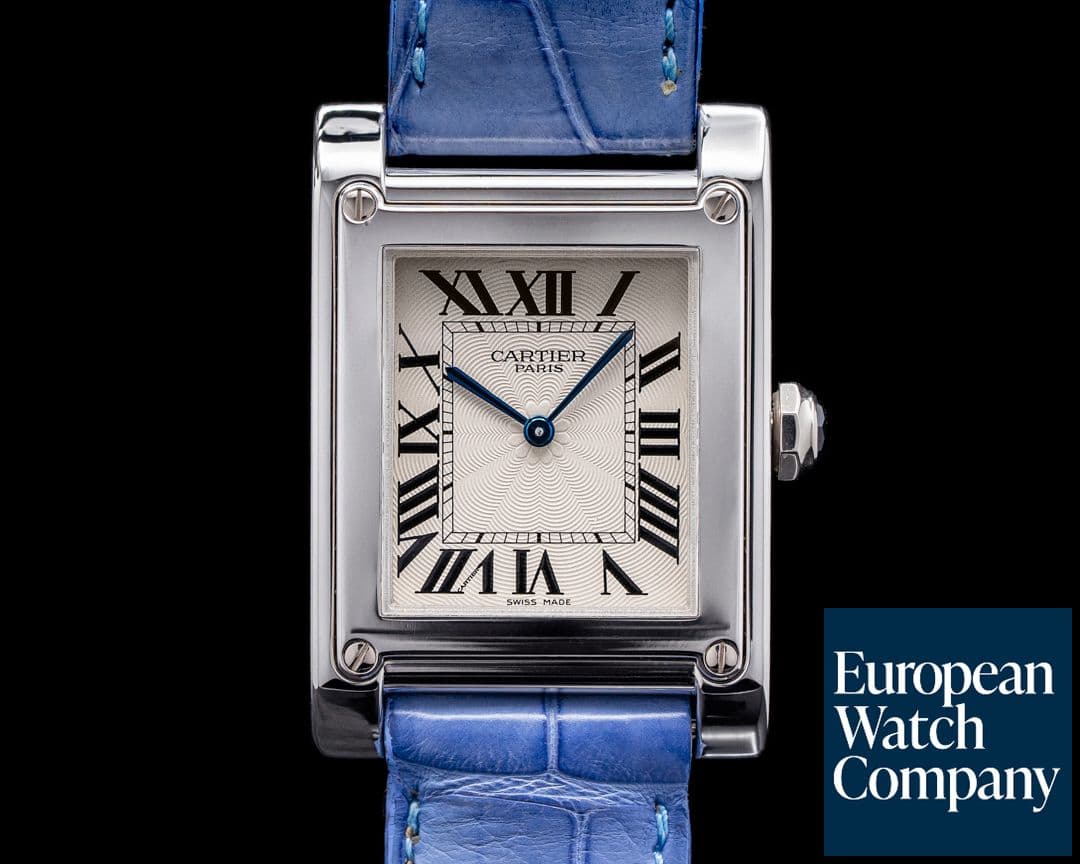 Image of Cartier Privee Collection Tank a Vis CPCP W1539951 Platinum RARE