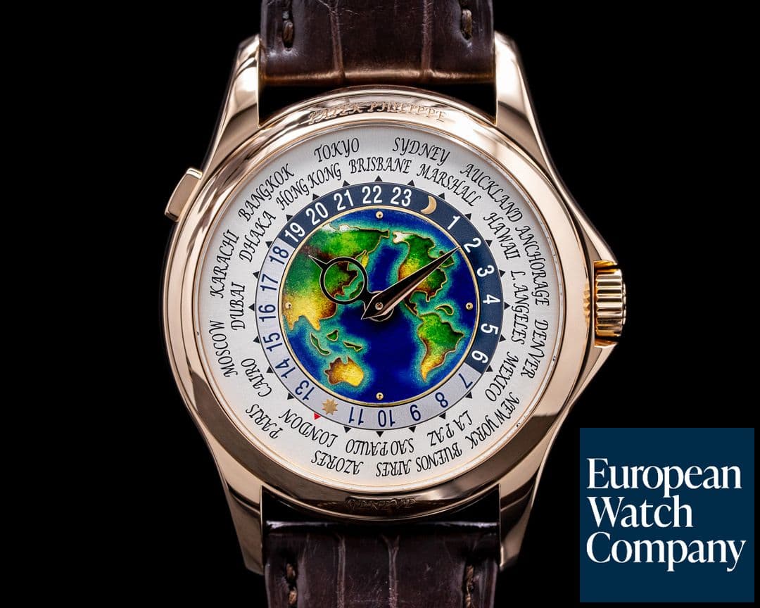 Image of Patek Philippe World Time 5131R Enamel Dial 18K Rose Gold 