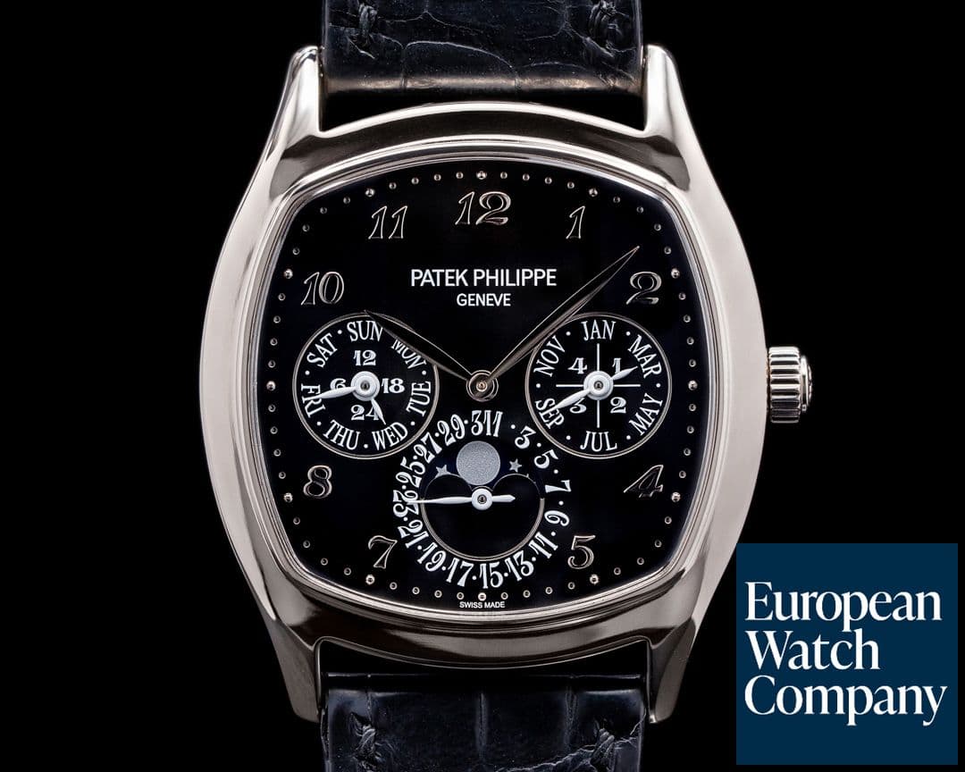Image of Patek Philippe Perpetual Calendar 5940G 18K White Gold Black Dial FULL SET