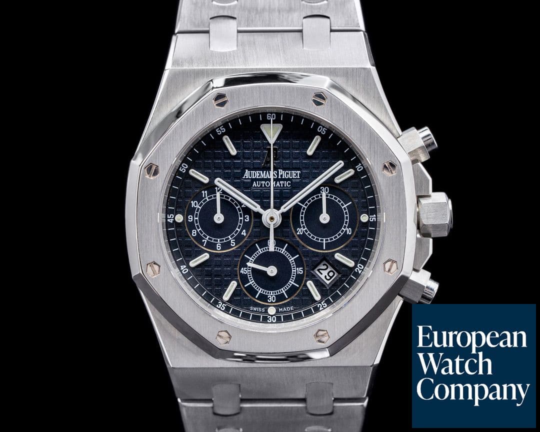 Image of Audemars Piguet Royal Oak 25860ST Chronograph Blue Dial SS FULL SET