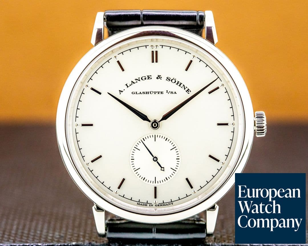 Image of A. Lange and Sohne Saxonia 216.026 Manual Wind 18K White Gold 
