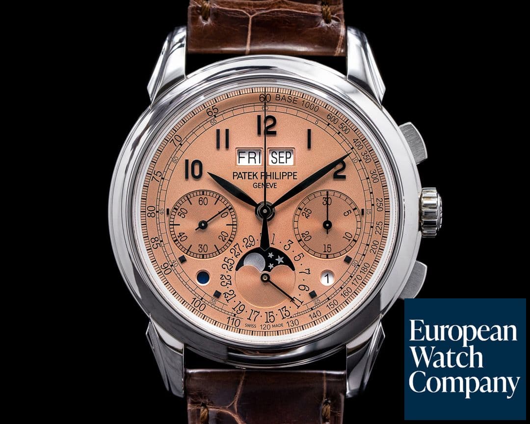 Image of Patek Philippe 5270P Perpetual Calendar Chronograph Platinum Salmon Dial 2019