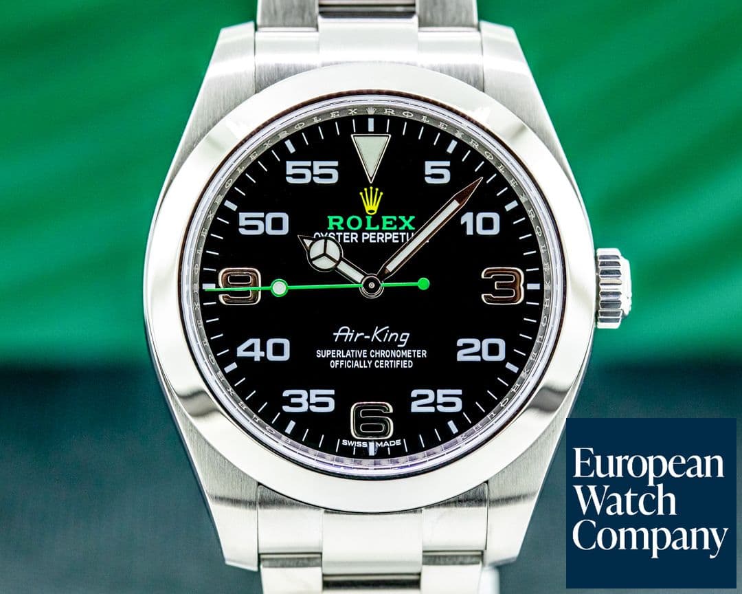 Image of Rolex Air King 116900 Black Dial SS 