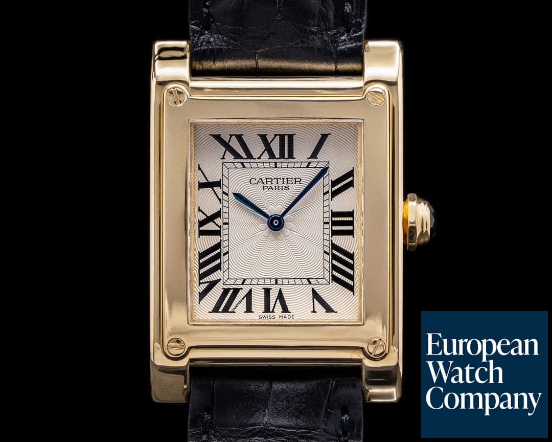 Image of Cartier Tank a Vis Privee Collection 18K Yellow Gold W1529451