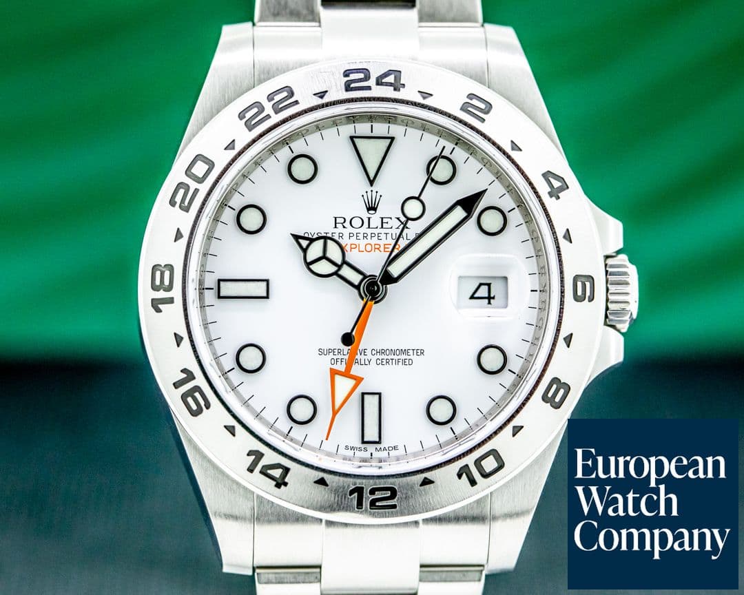 Image of Rolex Explorer II 216570 White Dial SS First Year Production G Series  