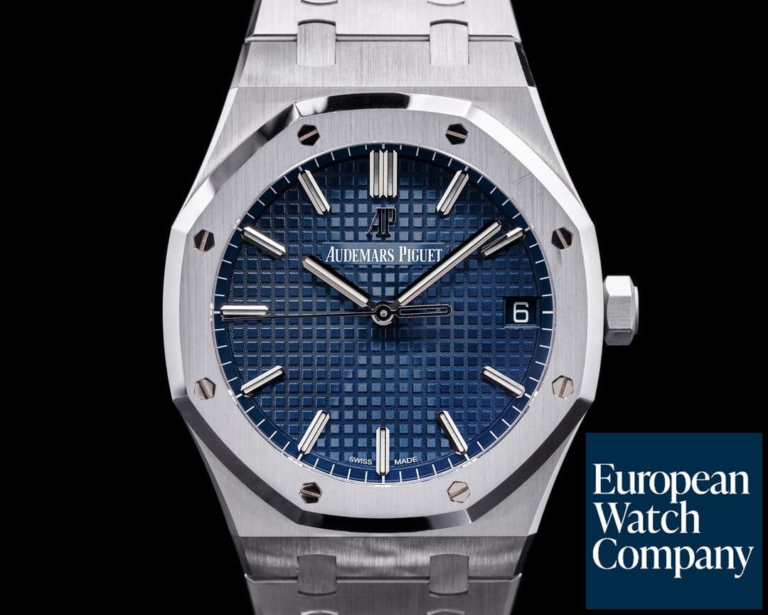 Image of Audemars Piguet Royal Oak Blue Dial 15500ST 