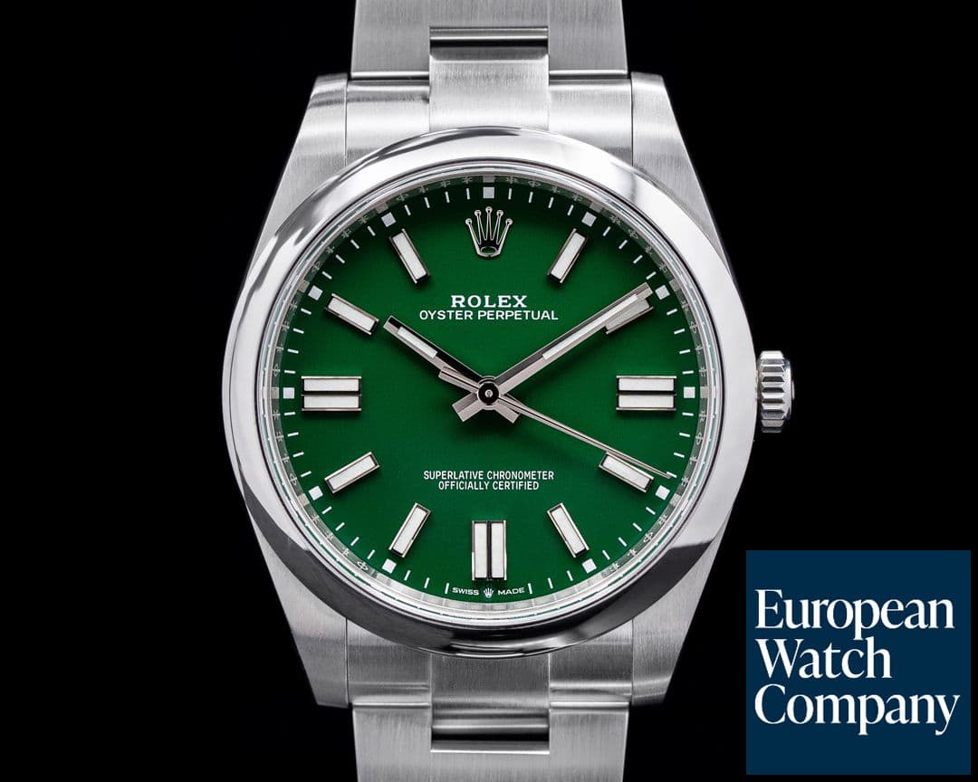 Image of Rolex Oyster Perpetual 124300 41mm SS / Green Dial 2020 