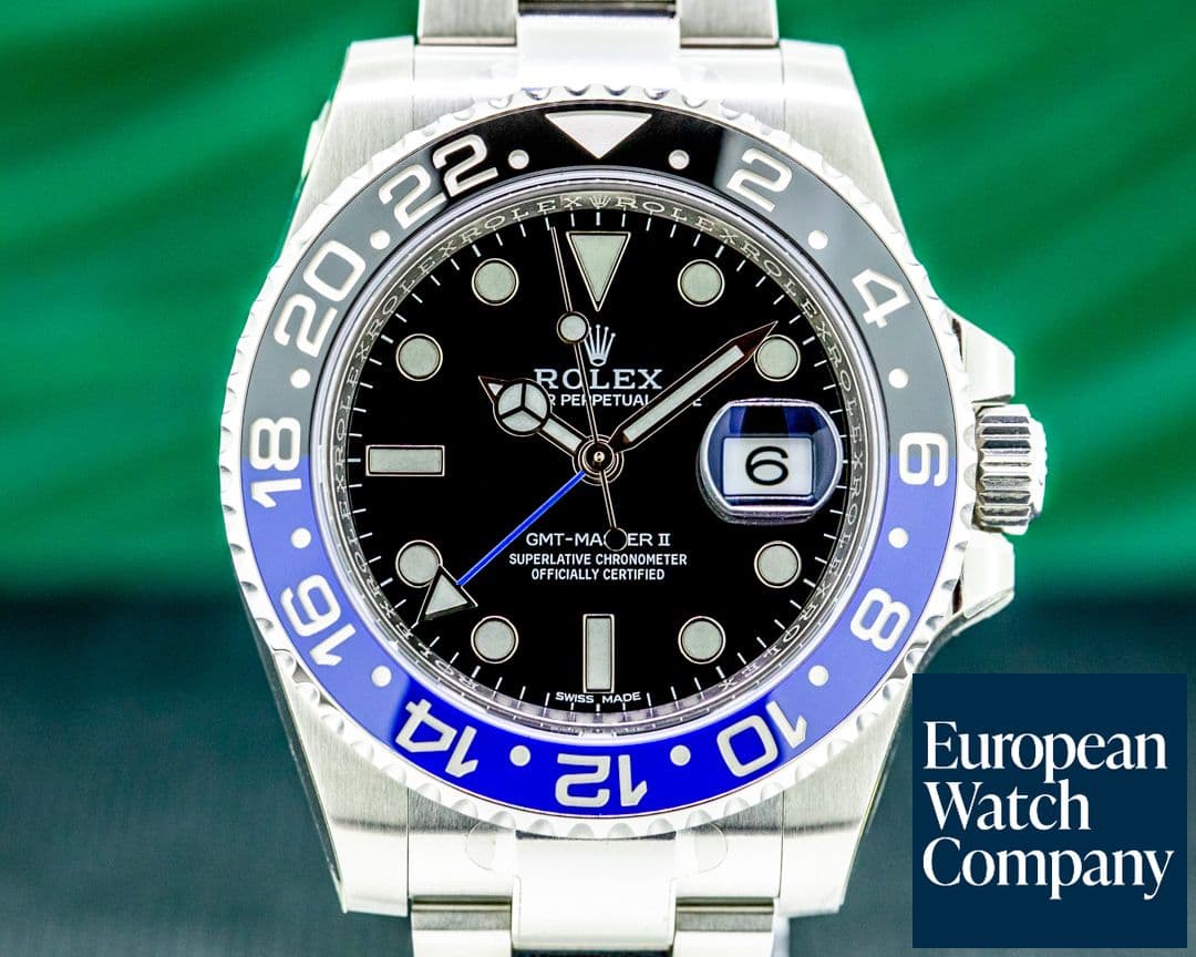 Image of Rolex GMT Master II 116710 Ceramic "Batman" SS Oyster UNWORN