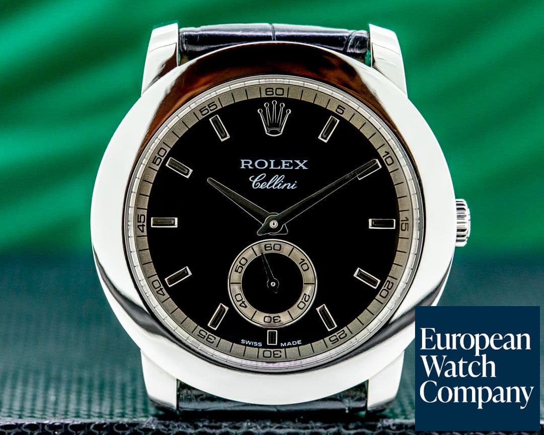 Image of Rolex Cellinium 5241 Platinum Black Dial 38MM


  