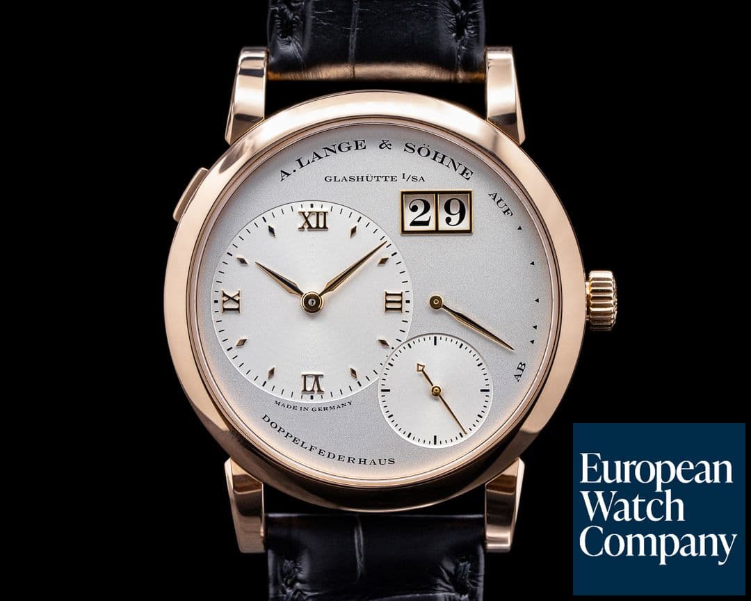 Image of A. Lange and Sohne Lange 1 101.032 18K Rose Gold Silver Dial