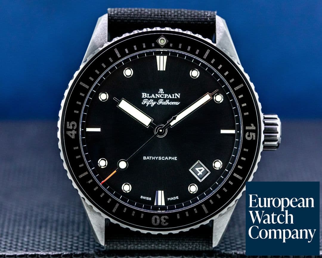 Image of Blancpain Fifty Fathoms Bathyscaphe Ceramic 2020