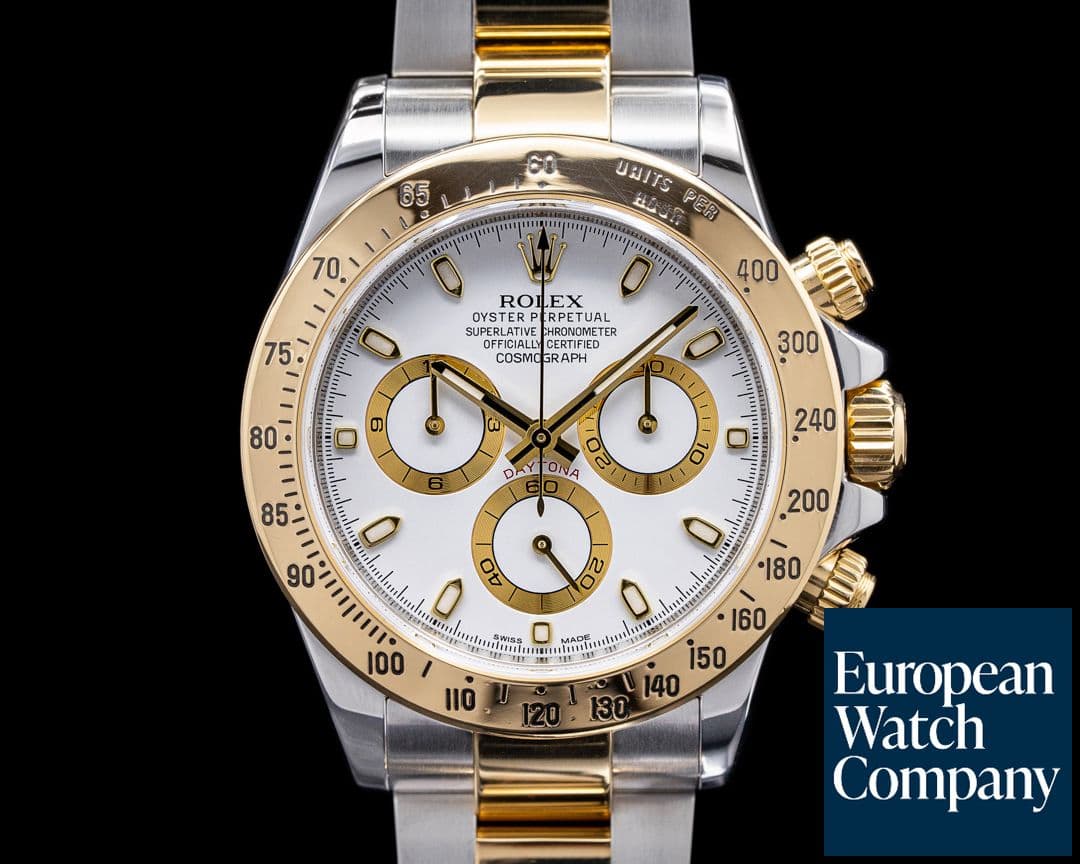 Image of Rolex Daytona 116523 White Dial 18K Yellow Gold / SS 