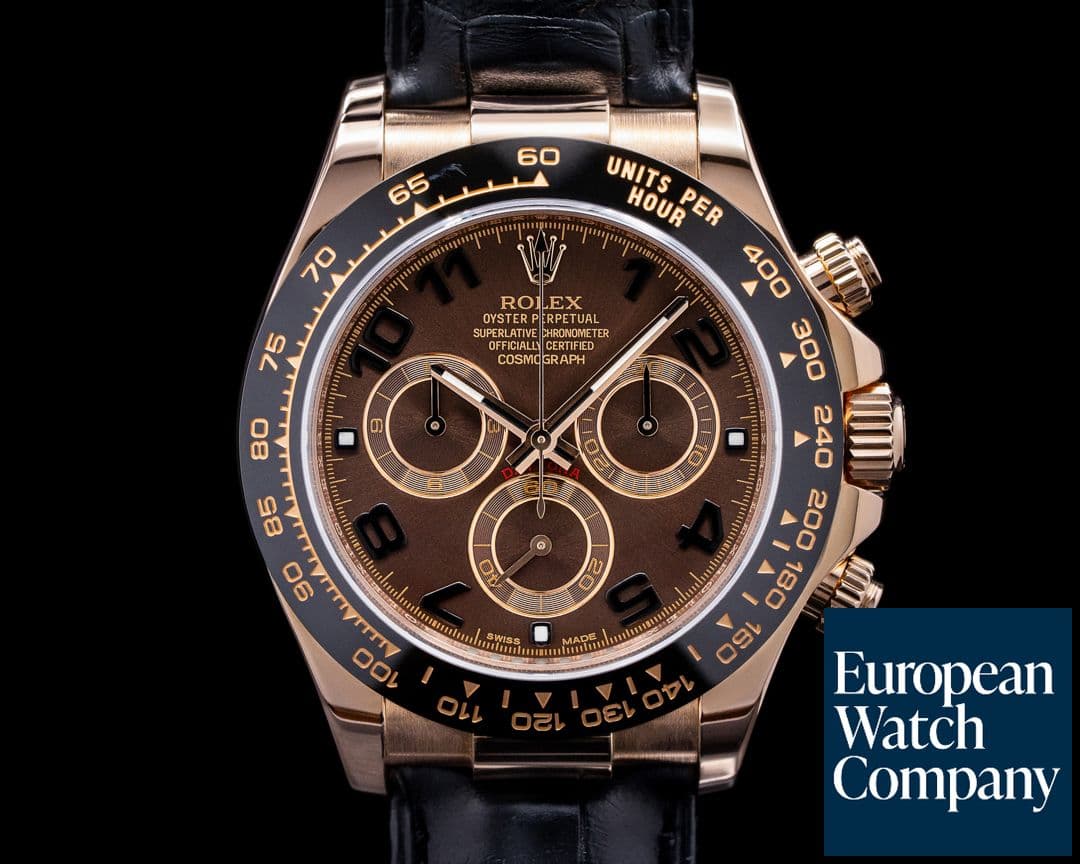 Image of Rolex Cosmograph Daytona 116515LN 18K Rose Gold / Chocolate Dial 2019