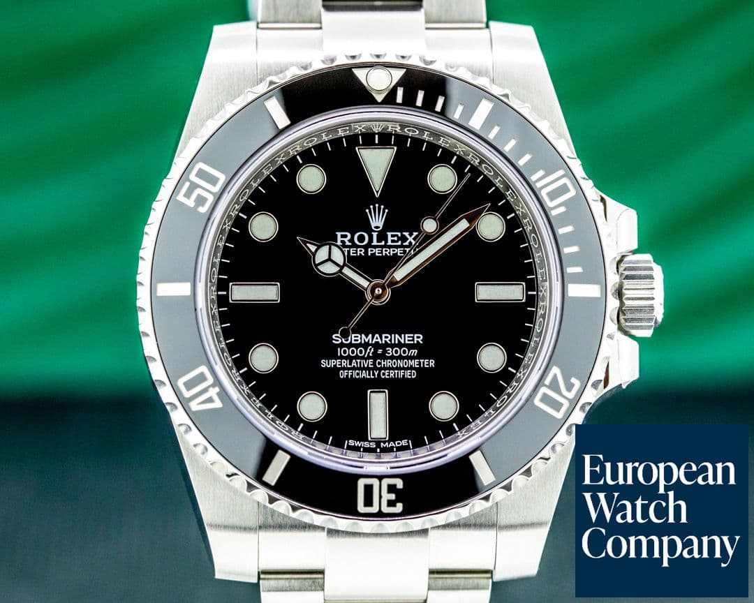 Image of Rolex Submariner 114060 No Date Ceramic Bezel UNWORN