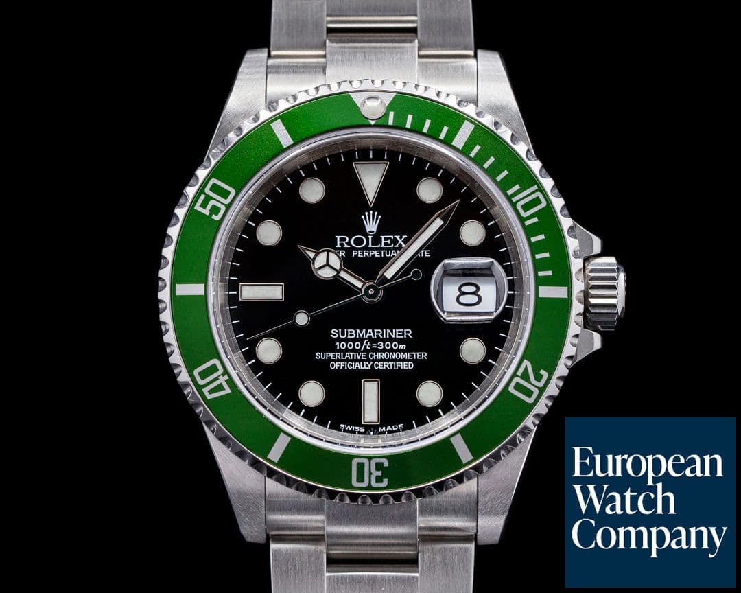 Image of Rolex Submariner 50th Anniversary "Flat 4" Green Bezel 