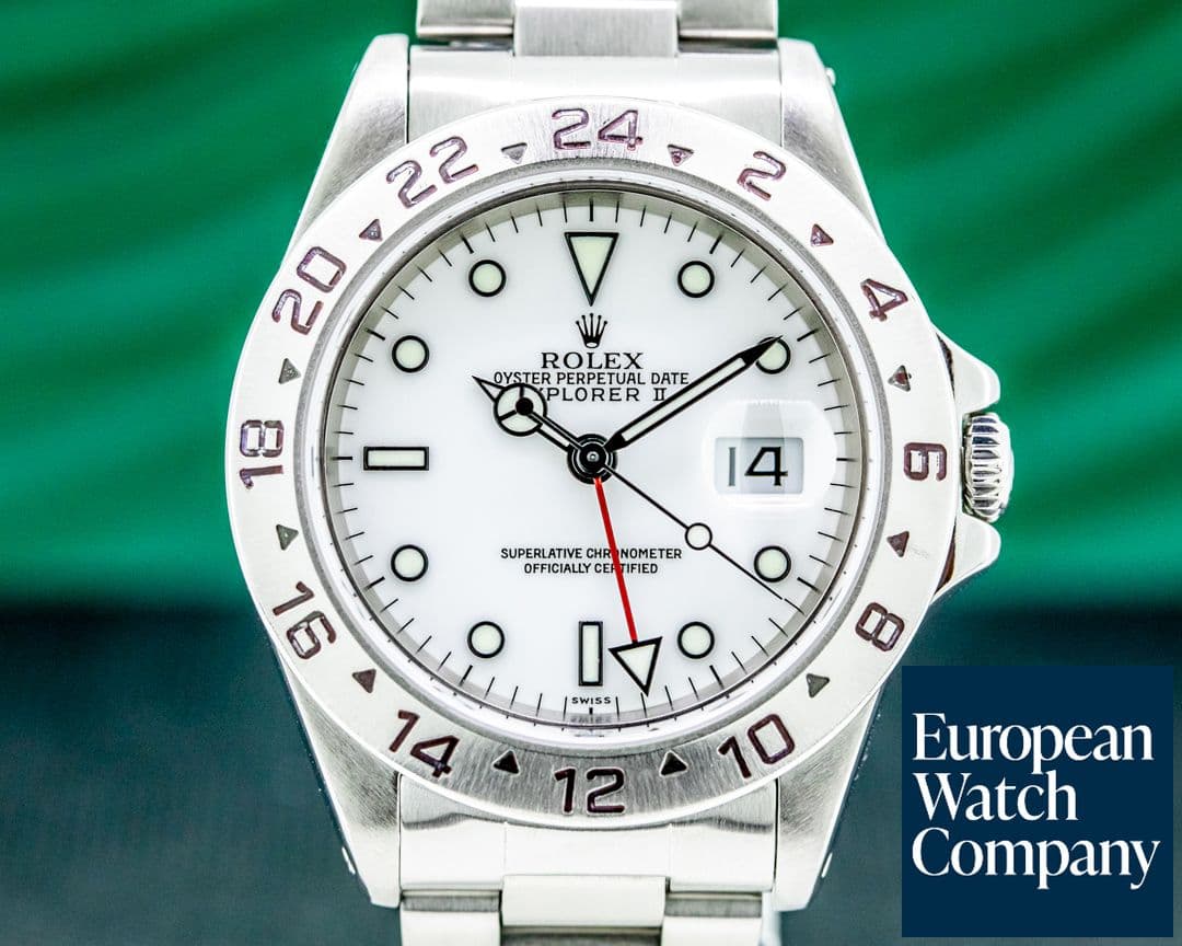 Image of Rolex Explorer II "Polar" 16570 White Dial SS "Swiss Only"