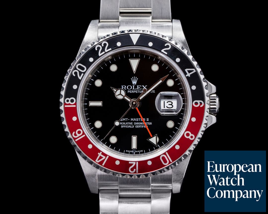 Image of Rolex GMT Master II 16710 SS Red / Black Coke