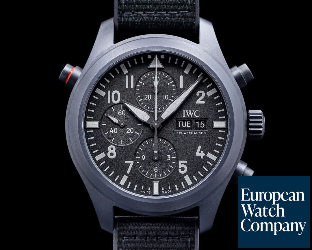 Image of IWC Pilot Double Chronograph Top Gun Ceratanium UNWORN
