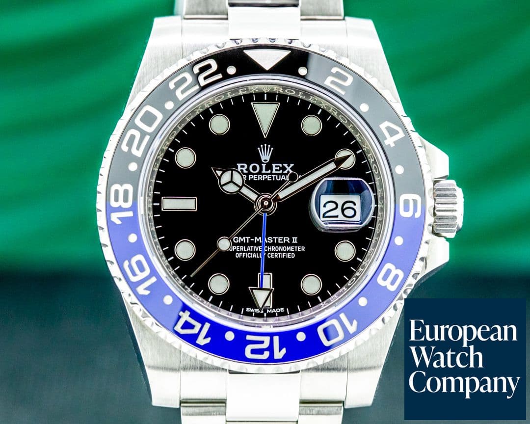 Image of Rolex GMT Master II Ceramic Black & Blue SS 