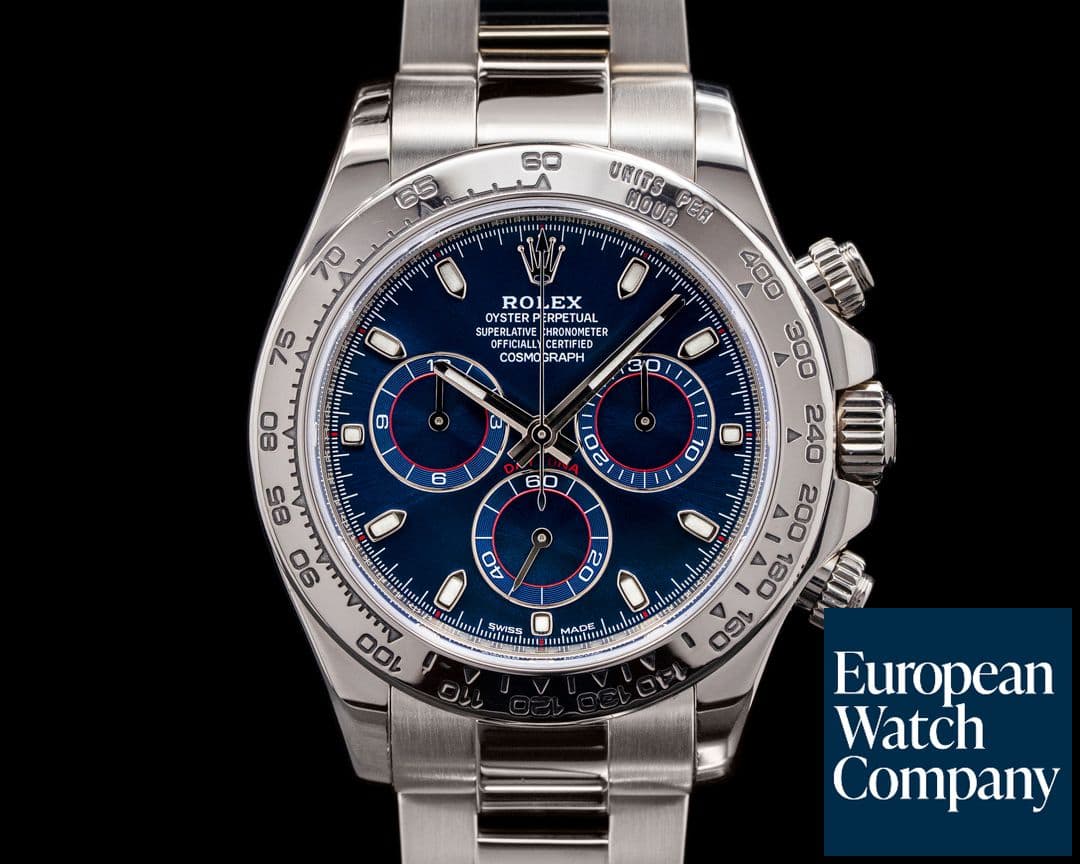 Image of Rolex Daytona 116509 Blue Dial 18K White Gold 