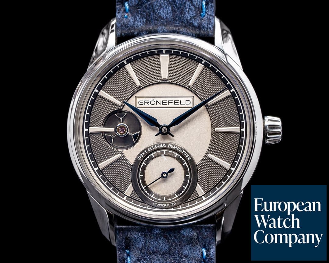Image of Gronefeld 1941 Remontoire Constant Force Steel KARI VOUTILAINEN DIAL