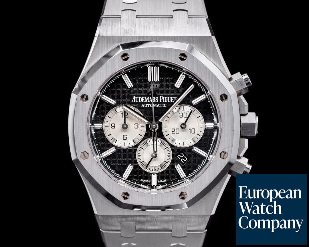 Image of Audemars Piguet Royal Oak 26331ST  Chronograph Black Dial SS 41MM 2019 FULL SET