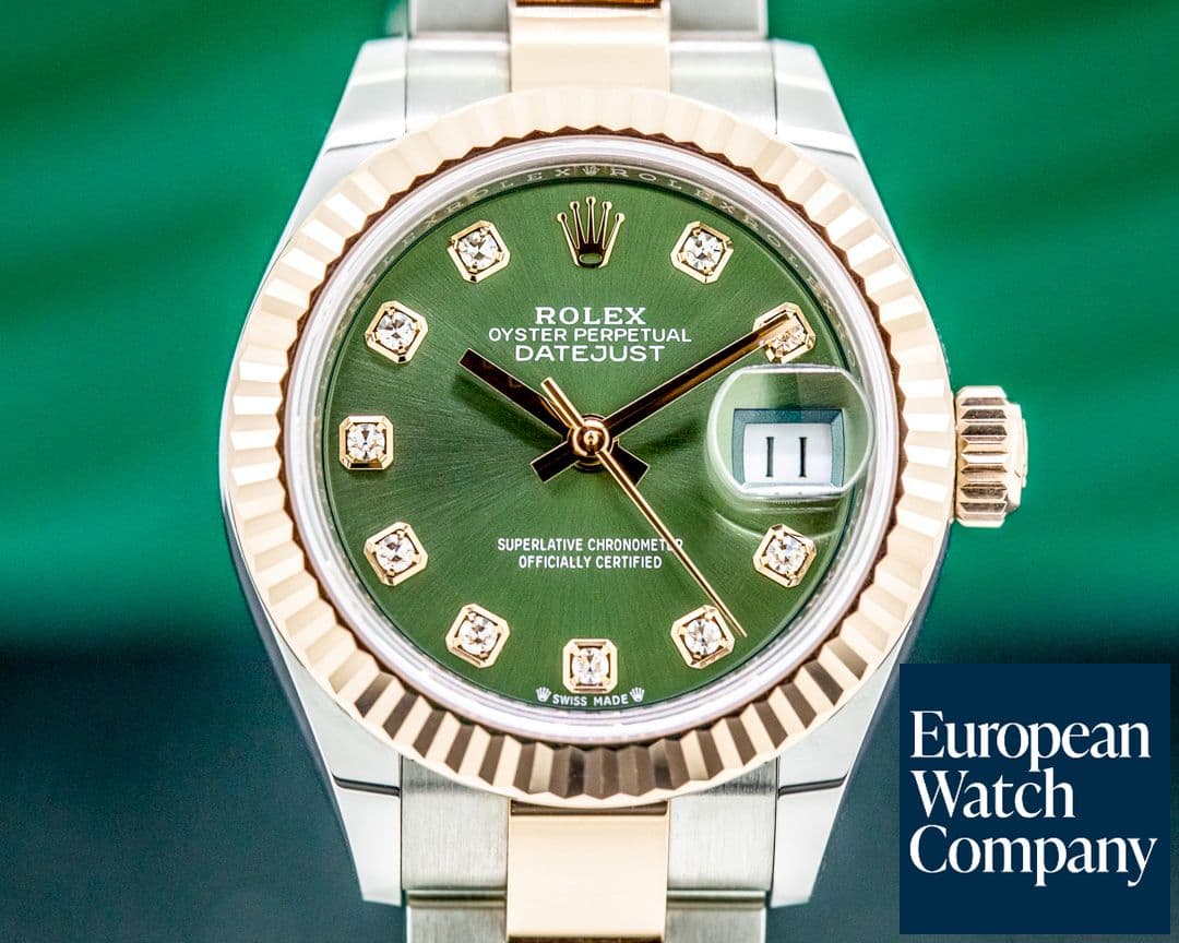 Image of Rolex Datejust 28MM 18K / RG & SS Diamond Dial 