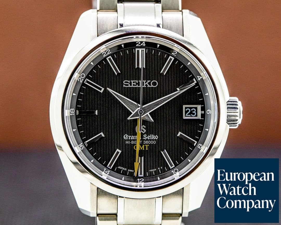 Image of Grand Seiko Grand Seiko Hi Beat 36000 GMT Automatic Titanium / Black Dial 