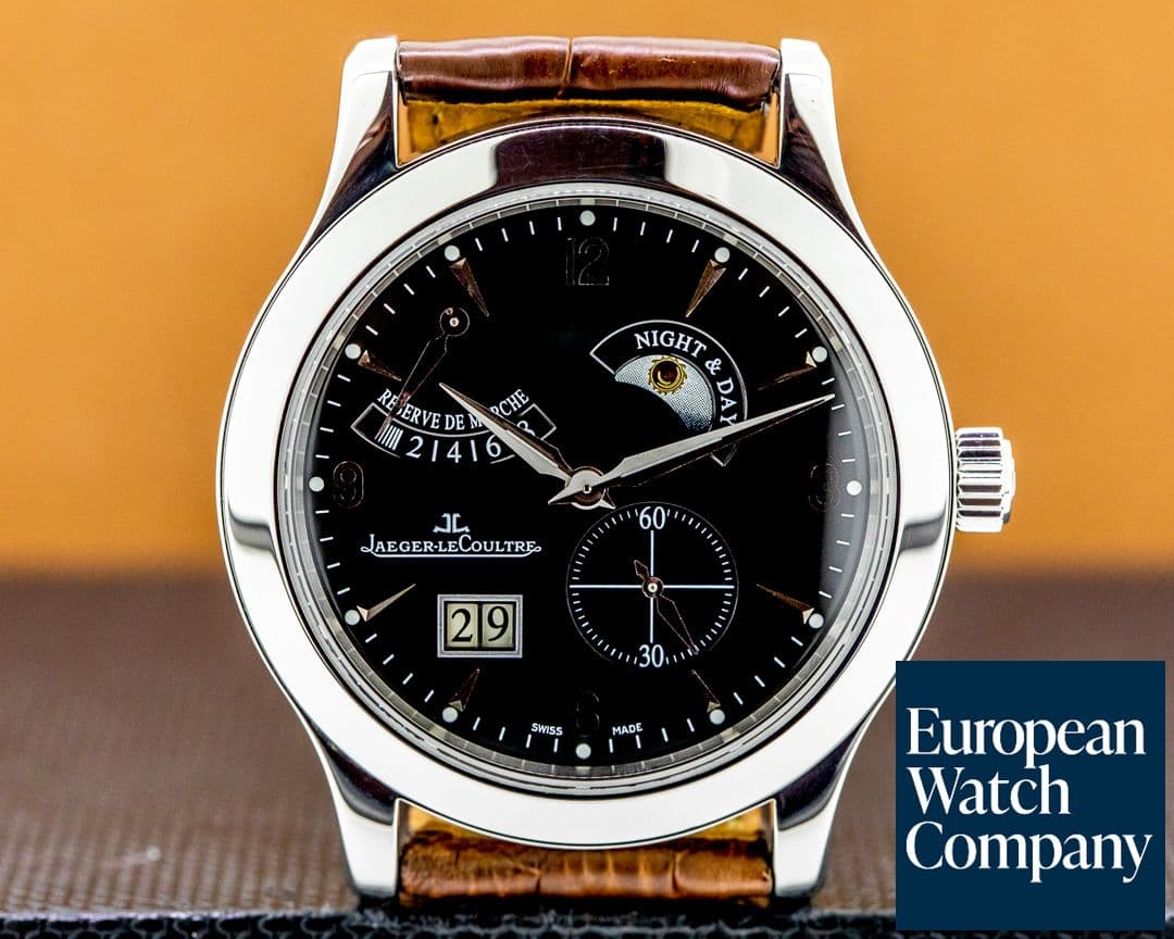 Image of Jaeger LeCoultre Master 8 Days SS Black Dial Limited to 50 Pieces