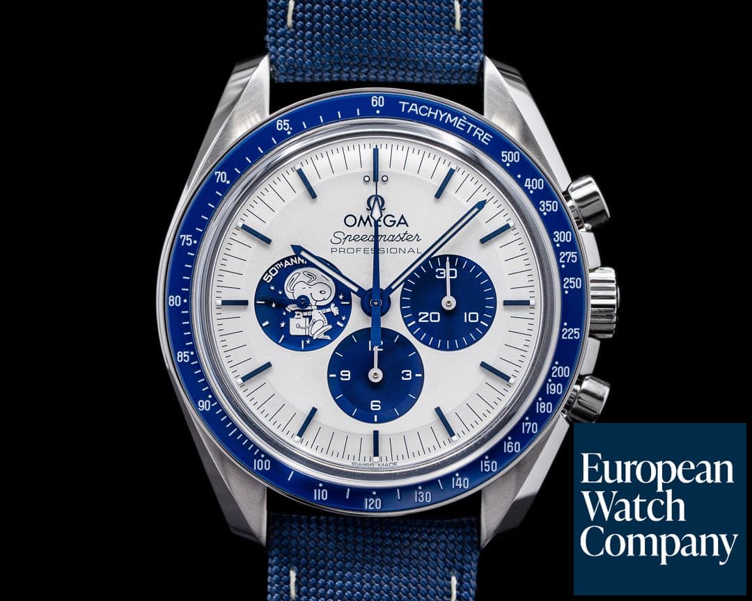 Image of Omega Speedmaster Silver Snoopy Award 50th Anniversary UNWORN
