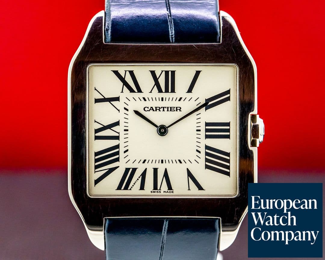 Image of Cartier Santos Dumont White Gold Manual Wind 