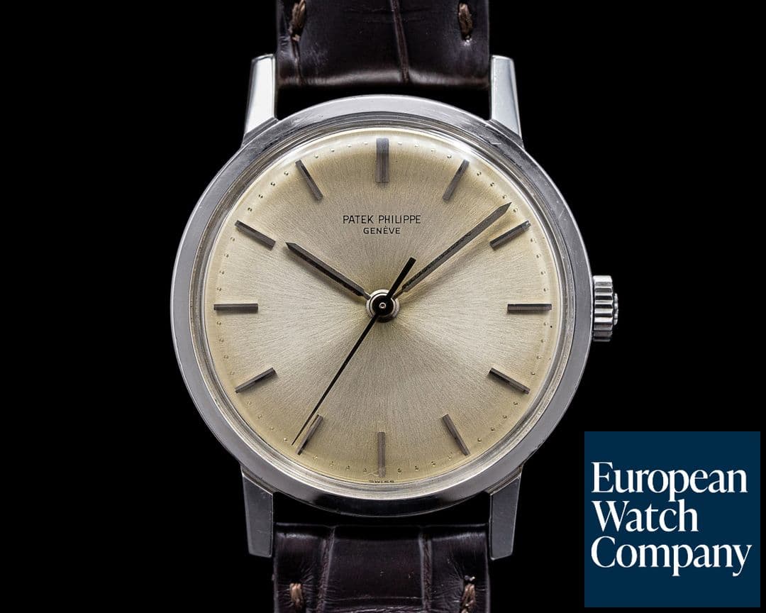 Image of Patek Philippe Vintage 3483 Stainless Steel Center Sweep Seconds 1968 