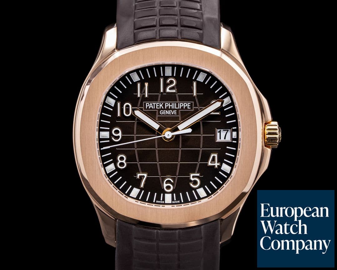 Image of Patek Philippe Aquanaut 18K 5167R Rose Gold / Brown Dial