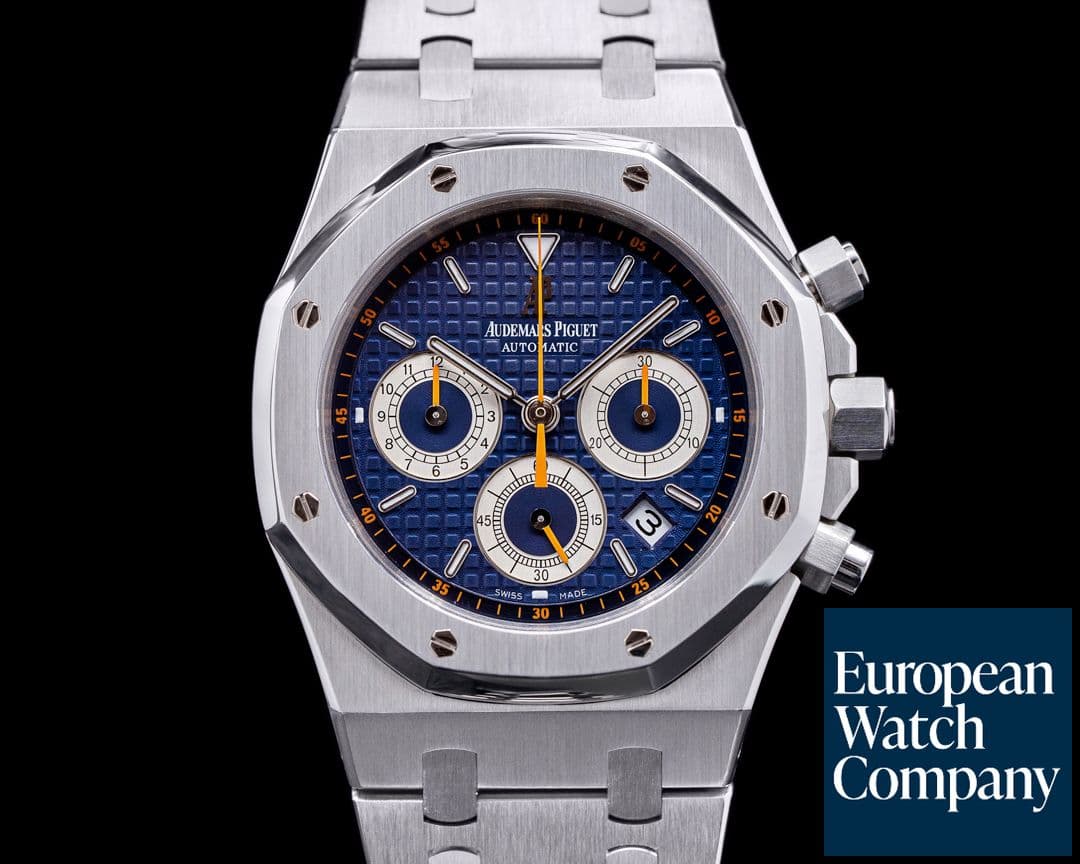 Image of Audemars Piguet Royal Oak 26300ST Chronograph SS Blue & Orange SHARP