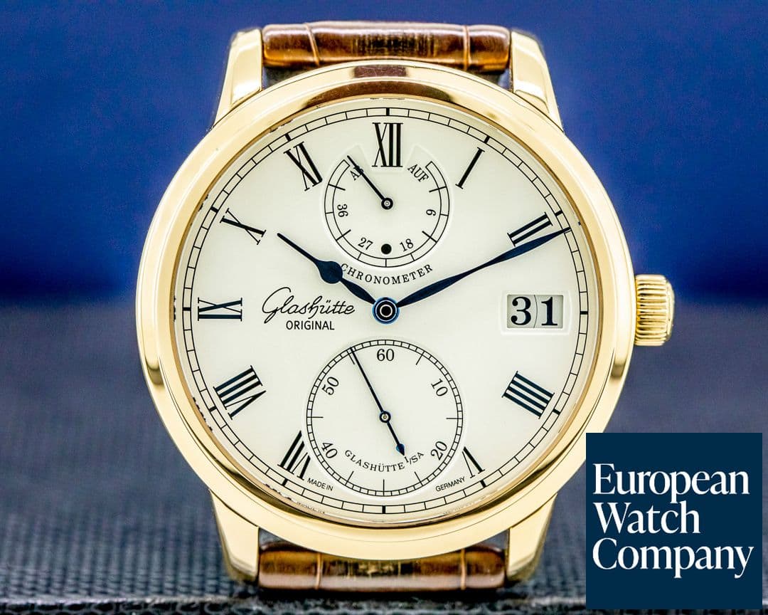Image of Glashutte Original Senator Chronometer 18K Rose Gold