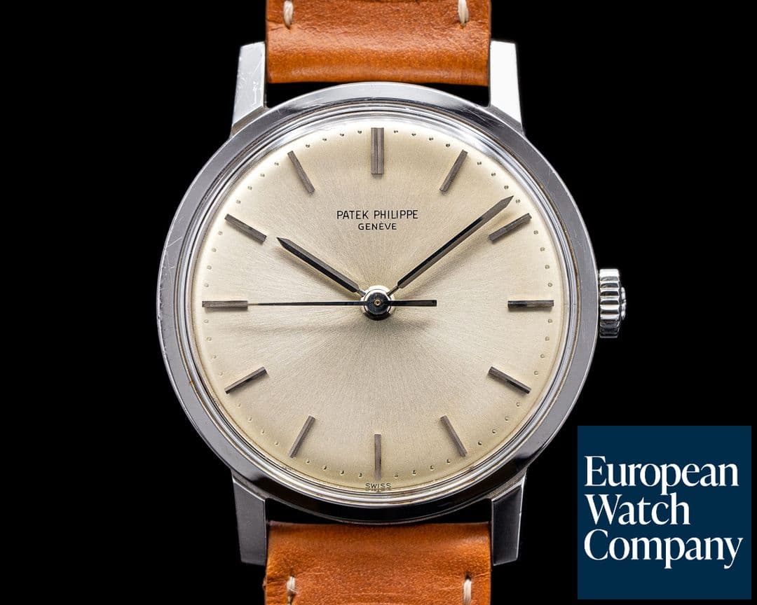 Image of Patek Philippe Vintage 3483 Stainless Steel Center Sweep Seconds