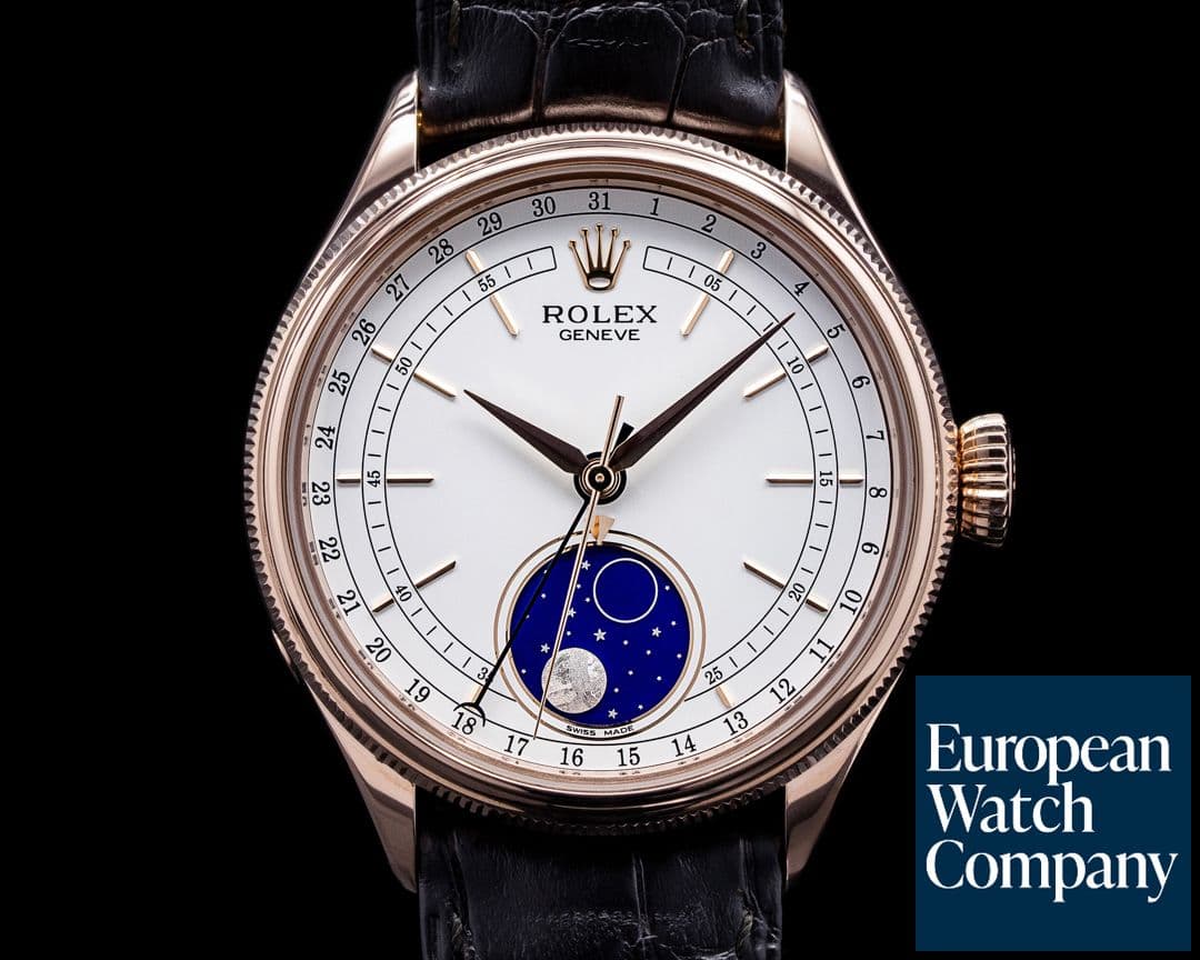 Image of Rolex Rolex Cellini Moonphase 50535 18K Rose Gold 