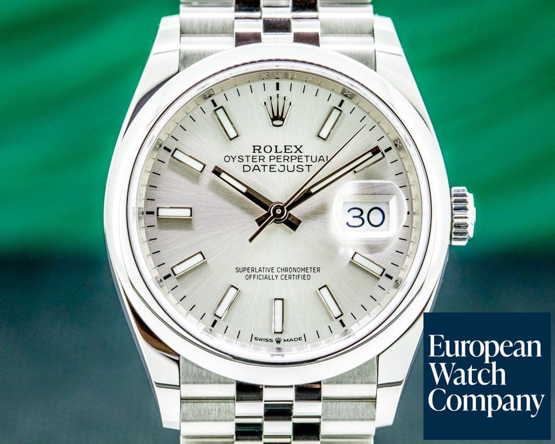 Image of Rolex Datejust Silver Stick Dial / Jubilee Bracelet