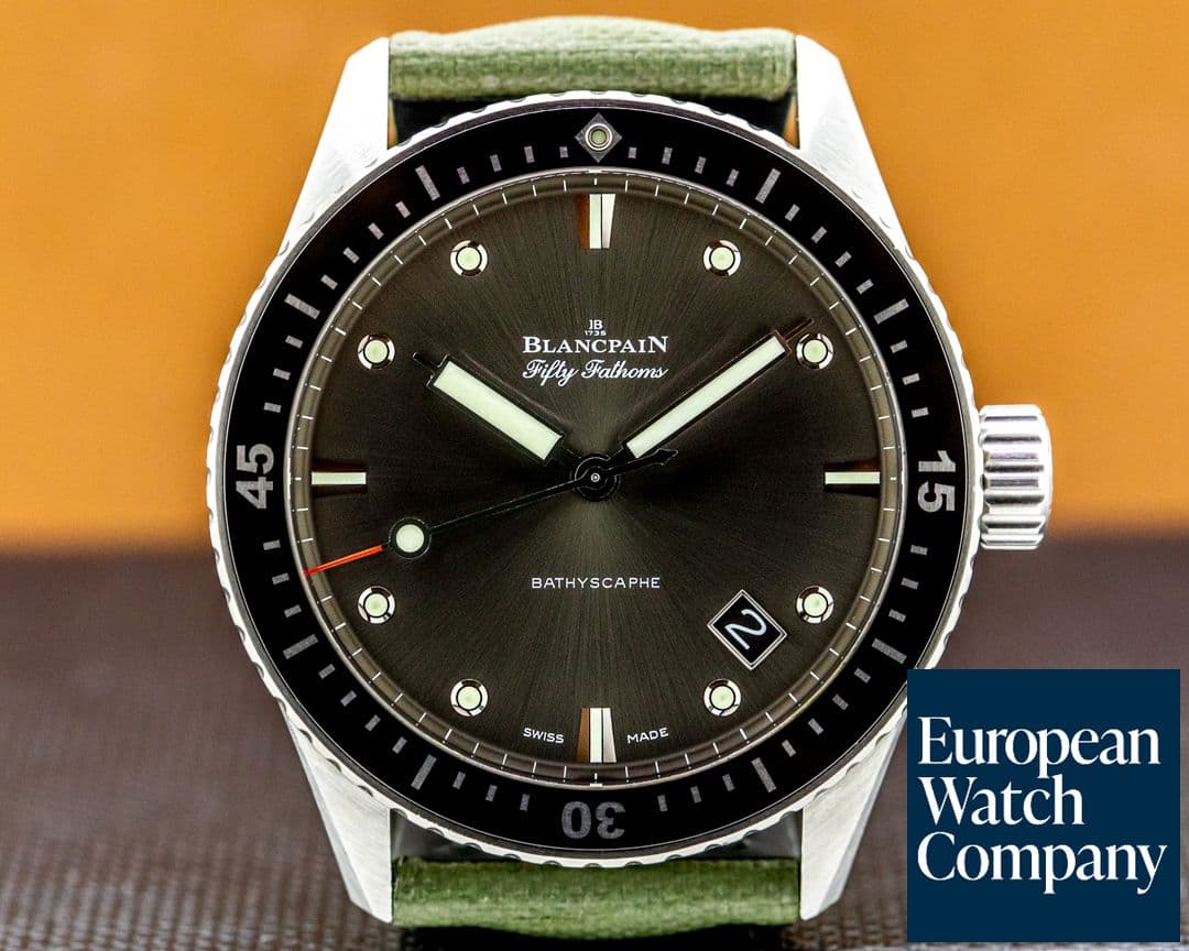 Image of Blancpain Fifty Fathoms Bathyscaphe Stainless Steel 43mm