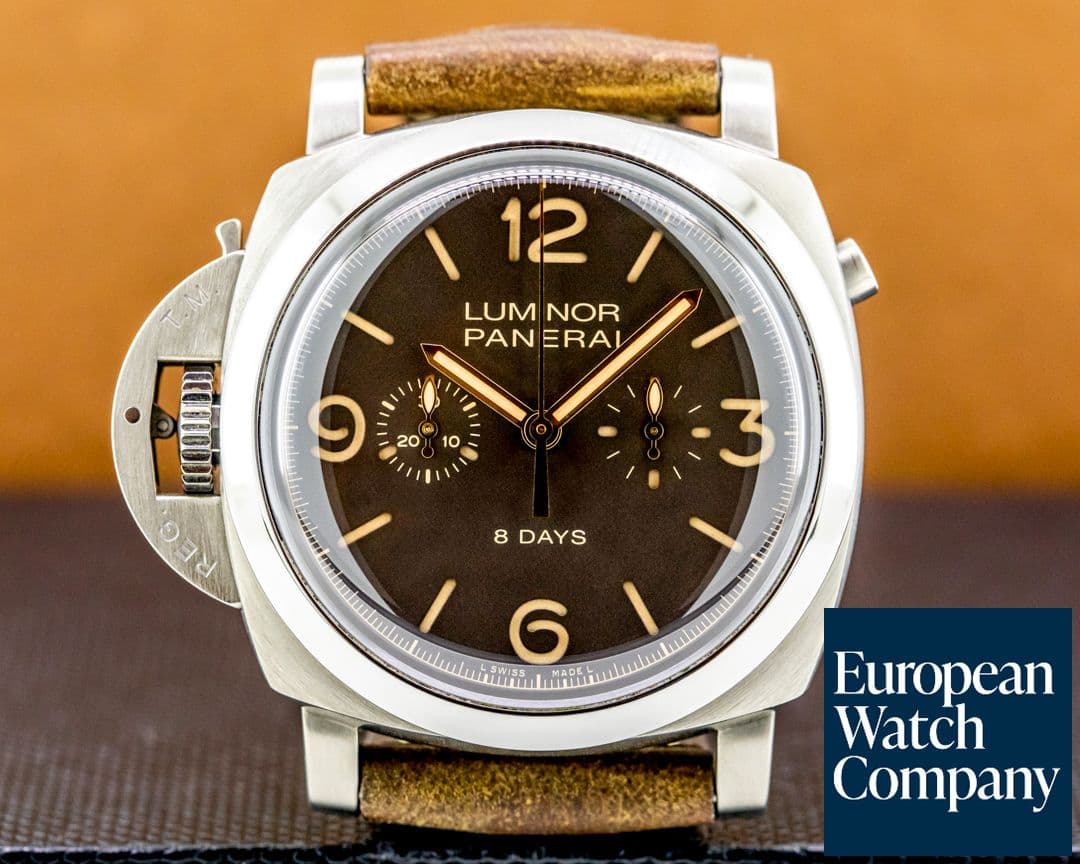Image of Panerai Luminor 1950 Chrono Monopulsante Destro 8 Days Titanium LIMITED