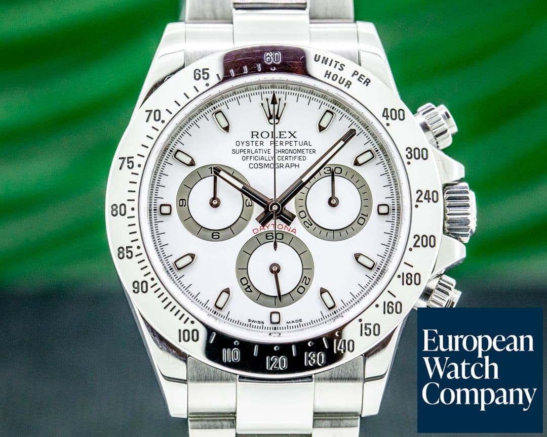 Image of Rolex Daytona 116520 White Dial SS FULL SET