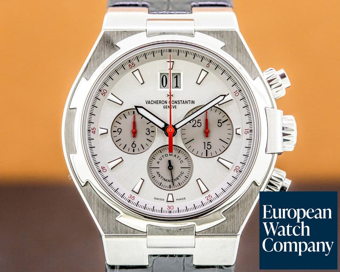 Image of Vacheron Constantin Overseas Chronograph SS Silver Dial / Rubber LIMITED